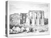 Ruins of the Memnonium at the Cemetery of Thebes, C1800-1870-George Barnard-Stretched Canvas