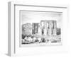 Ruins of the Memnonium at the Cemetery of Thebes, C1800-1870-George Barnard-Framed Giclee Print