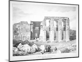 Ruins of the Memnonium at the Cemetery of Thebes, C1800-1870-George Barnard-Mounted Giclee Print