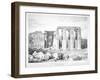 Ruins of the Memnonium at the Cemetery of Thebes, C1800-1870-George Barnard-Framed Giclee Print