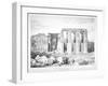 Ruins of the Memnonium at the Cemetery of Thebes, C1800-1870-George Barnard-Framed Giclee Print