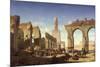 Ruins of the Mosque of the Caliph El Haken, Cairo, c.1840-Prosper Georges Antoine Marilhat-Mounted Giclee Print