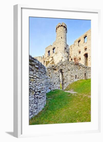 Ruins of the Ogrodzieniec Castle in Poland.-Utiwamoj-Framed Photographic Print