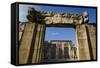 Ruins of the Old Synagogue in Capernaum by the Sea of Galilee, Israel, Middle East-Yadid Levy-Framed Stretched Canvas