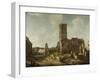 Ruins of the Old Town Hall of Amsterdam after the Fire of 7 July-Jan Abrahamsz. Beerstraten-Framed Art Print