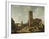 Ruins of the Old Town Hall of Amsterdam after the Fire of 7 July-Jan Abrahamsz. Beerstraten-Framed Art Print