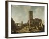 Ruins of the Old Town Hall of Amsterdam after the Fire of 7 July-Jan Abrahamsz. Beerstraten-Framed Art Print