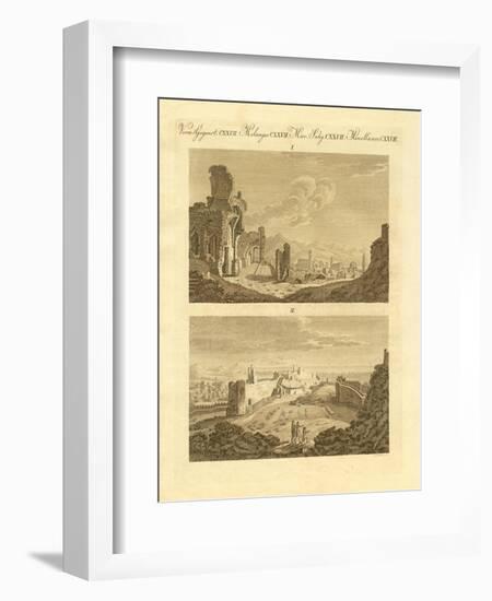 Ruins of the Old Town Sagunto in Spain-null-Framed Giclee Print