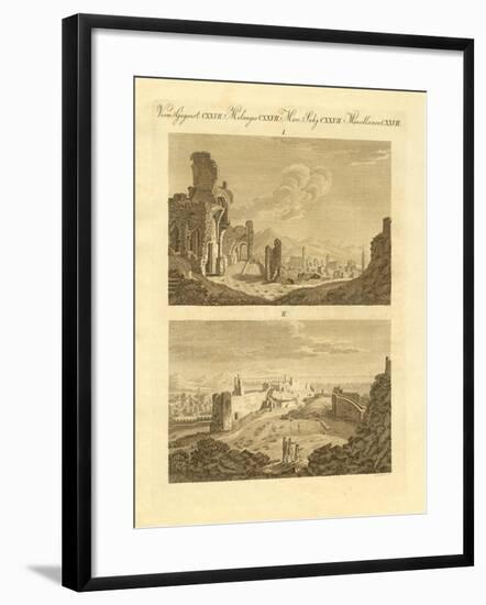 Ruins of the Old Town Sagunto in Spain-null-Framed Giclee Print