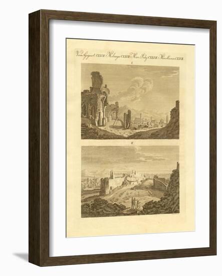 Ruins of the Old Town Sagunto in Spain-null-Framed Giclee Print