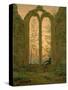 Ruins of the Oybin Monastery 1835-40-Caspar David Friedrich-Stretched Canvas