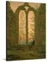 Ruins of the Oybin Monastery 1835-40-Caspar David Friedrich-Stretched Canvas