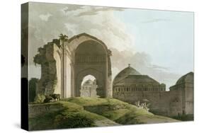 Ruins of the Palace at Madurai, Engraved by Thomas and William-Thomas & William Daniell-Stretched Canvas