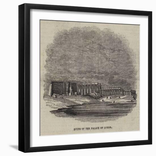 Ruins of the Palace of Luxor-null-Framed Giclee Print