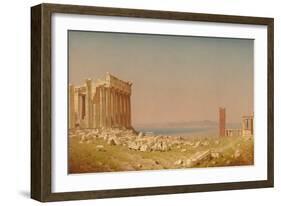 Ruins of the Parthenon, 1880-Sanford Robinson Gifford-Framed Giclee Print