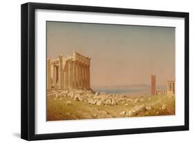 Ruins of the Parthenon, 1880-Sanford Robinson Gifford-Framed Giclee Print