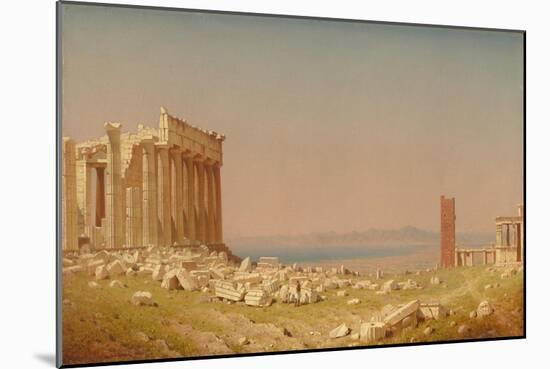 Ruins of the Parthenon, 1880-Sanford Robinson Gifford-Mounted Giclee Print
