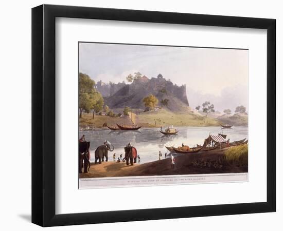 Ruins of the Port at Juanpore on the River Goomtee, 1824 (Colour Aquatint)-Henry Salt-Framed Giclee Print