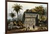 Ruins of the Pyramid of Xochicalco (Ruinas De La Piramide De Xochicalco)-Carl Nebel-Framed Giclee Print