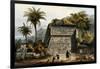 Ruins of the Pyramid of Xochicalco (Ruinas De La Piramide De Xochicalco)-Carl Nebel-Framed Giclee Print