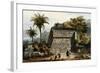 Ruins of the Pyramid of Xochicalco (Ruinas De La Piramide De Xochicalco)-Carl Nebel-Framed Giclee Print