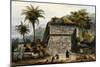 Ruins of the Pyramid of Xochicalco (Ruinas De La Piramide De Xochicalco)-Carl Nebel-Mounted Giclee Print