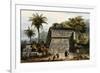 Ruins of the Pyramid of Xochicalco (Ruinas De La Piramide De Xochicalco)-Carl Nebel-Framed Giclee Print