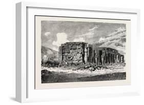 Ruins of the Ramesseum, Egypt, 1879-null-Framed Giclee Print