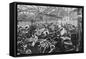 Ruins of the Renault Factory, Boulogne-Billancourt, Paris, C1942-null-Framed Stretched Canvas