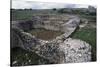 Ruins of the Roman Baths in Acinipo also known as Ronda La Vieja, Andalucia, Spain-null-Stretched Canvas