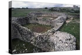 Ruins of the Roman Baths in Acinipo also known as Ronda La Vieja, Andalucia, Spain-null-Stretched Canvas