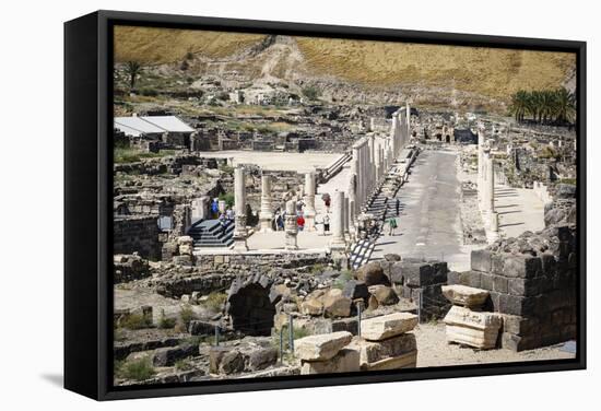 Ruins of the Roman-Byzantine City of Scythopolis-Yadid Levy-Framed Stretched Canvas