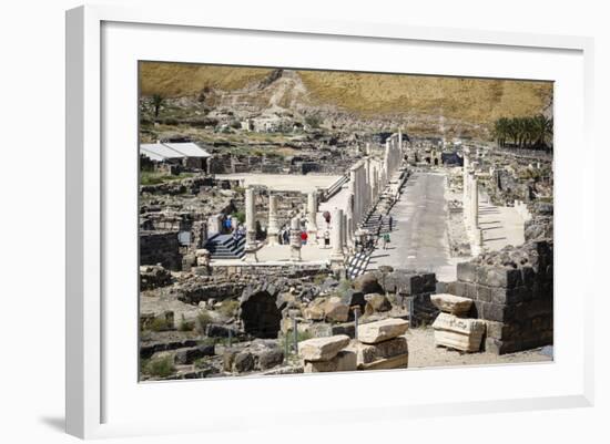 Ruins of the Roman-Byzantine City of Scythopolis-Yadid Levy-Framed Photographic Print