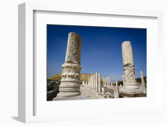 Ruins of the Roman-Byzantine City of Scythopolis-Yadid Levy-Framed Photographic Print