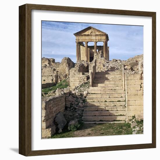 Ruins of the Roman City of Thugga, 6th Century Bc-CM Dixon-Framed Photographic Print