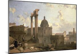 Ruins of the Roman Forum, 1859-David Roberts-Mounted Giclee Print