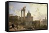 Ruins of the Roman Forum, 1859-David Roberts-Framed Stretched Canvas