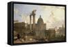 Ruins of the Roman Forum, 1859-David Roberts-Framed Stretched Canvas