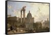 Ruins of the Roman Forum, 1859-David Roberts-Framed Stretched Canvas