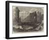 Ruins of the Standard Theatre, Shoreditch, Destroyed by Fire on Sunday Last-null-Framed Giclee Print