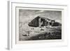 Ruins of the Temple of Amada in Nubia, Egypt, 1879-null-Framed Giclee Print