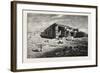 Ruins of the Temple of Amada in Nubia, Egypt, 1879-null-Framed Giclee Print