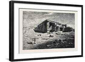 Ruins of the Temple of Amada in Nubia, Egypt, 1879-null-Framed Giclee Print