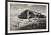 Ruins of the Temple of Amada in Nubia, Egypt, 1879-null-Framed Giclee Print