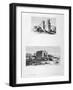 Ruins of the Temple of Elephantine, Nubia, Egypt, C1808-Baltard-Framed Giclee Print