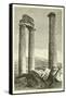 Ruins of the Temple of Jupiter at Nemea-null-Framed Stretched Canvas