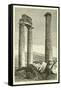 Ruins of the Temple of Jupiter at Nemea-null-Framed Stretched Canvas