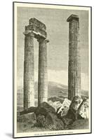 Ruins of the Temple of Jupiter at Nemea-null-Mounted Giclee Print