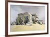 Ruins of the Temple of Kom Ombo, 19th Century-David Roberts-Framed Giclee Print