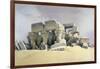 Ruins of the Temple of Kom Ombo, 19th Century-David Roberts-Framed Giclee Print